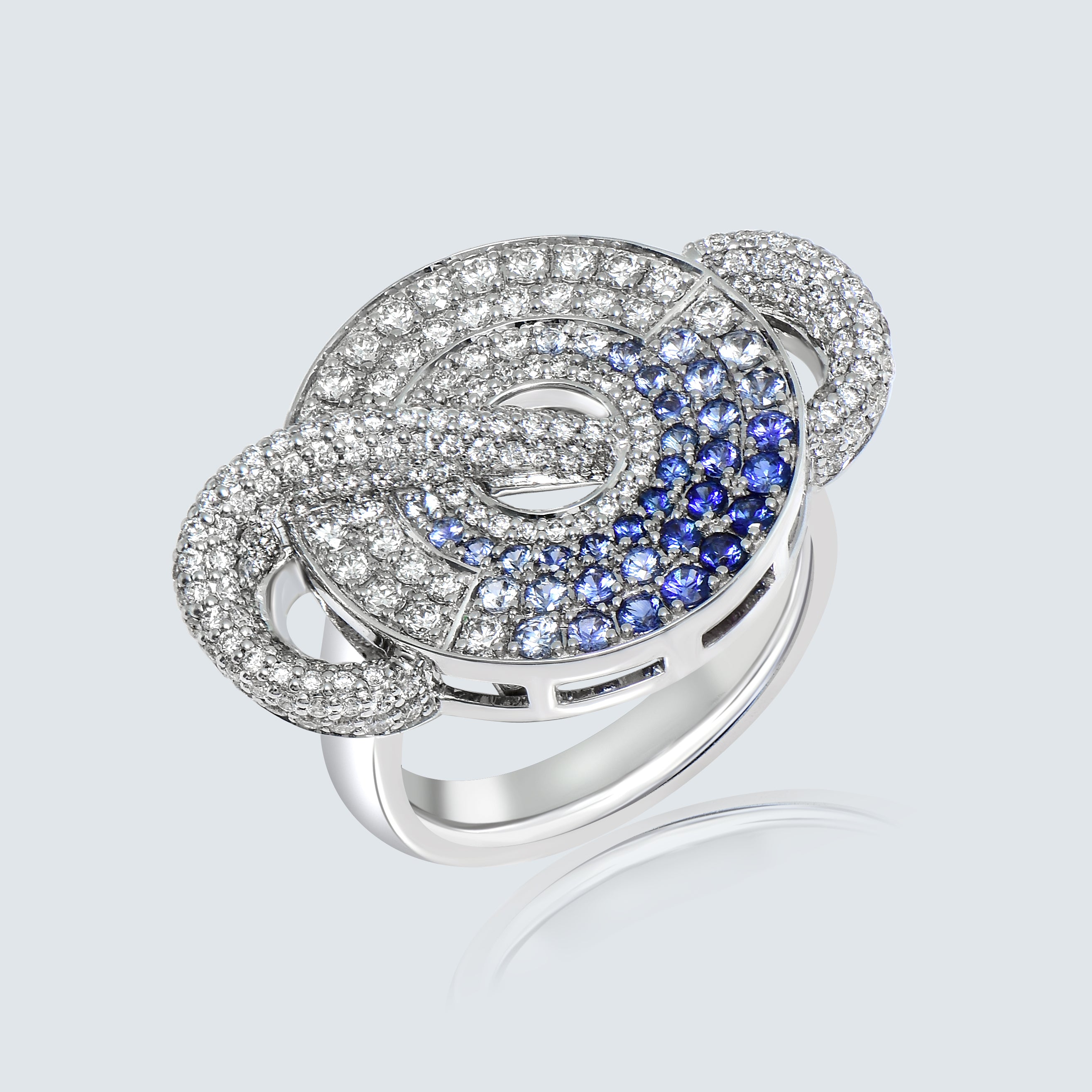 INFINITY EMBRACE SAPPHIRE, RING