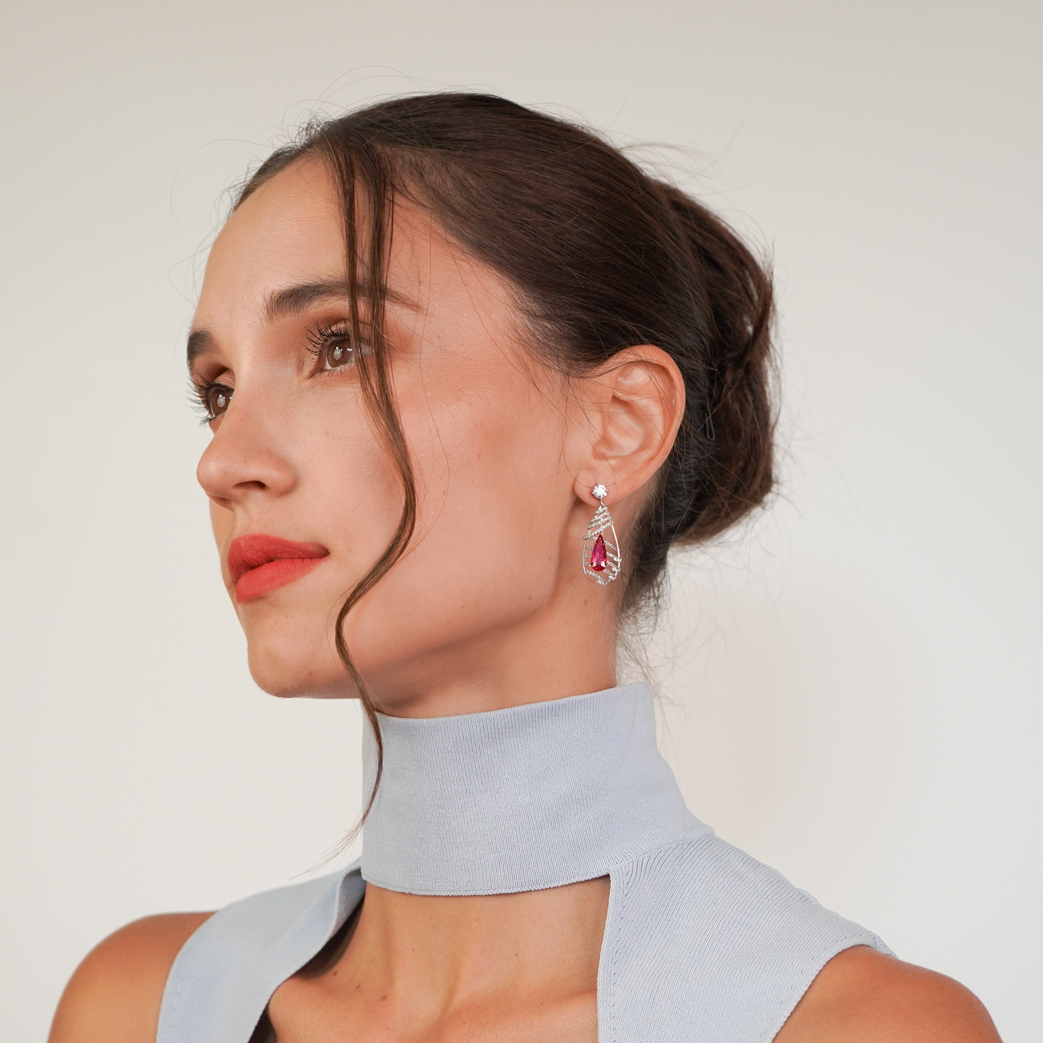 RUBY COCOON, EARRINGS