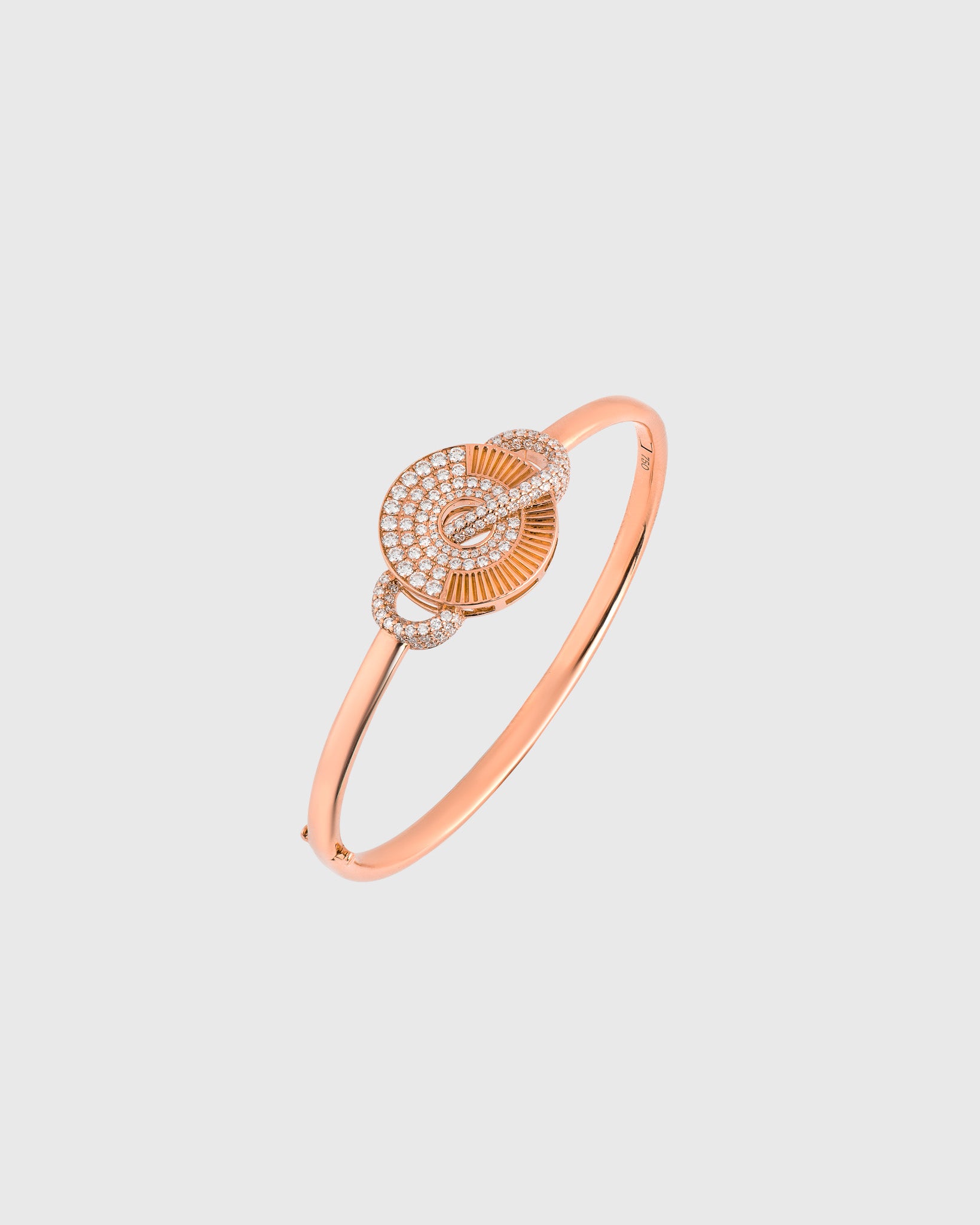 Diamond Rose Gold Bangle