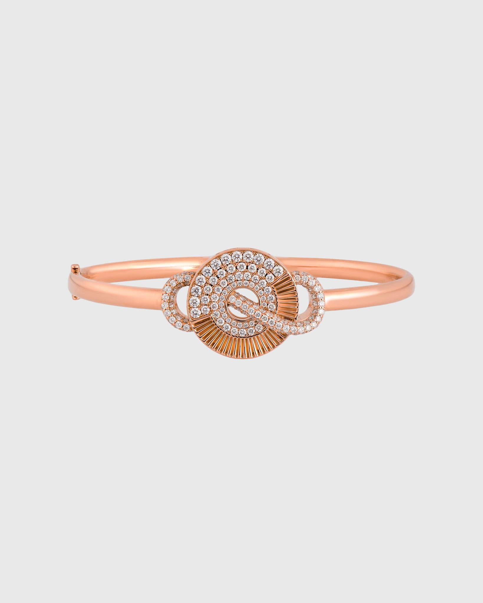 Diamond Rose Gold Bangle