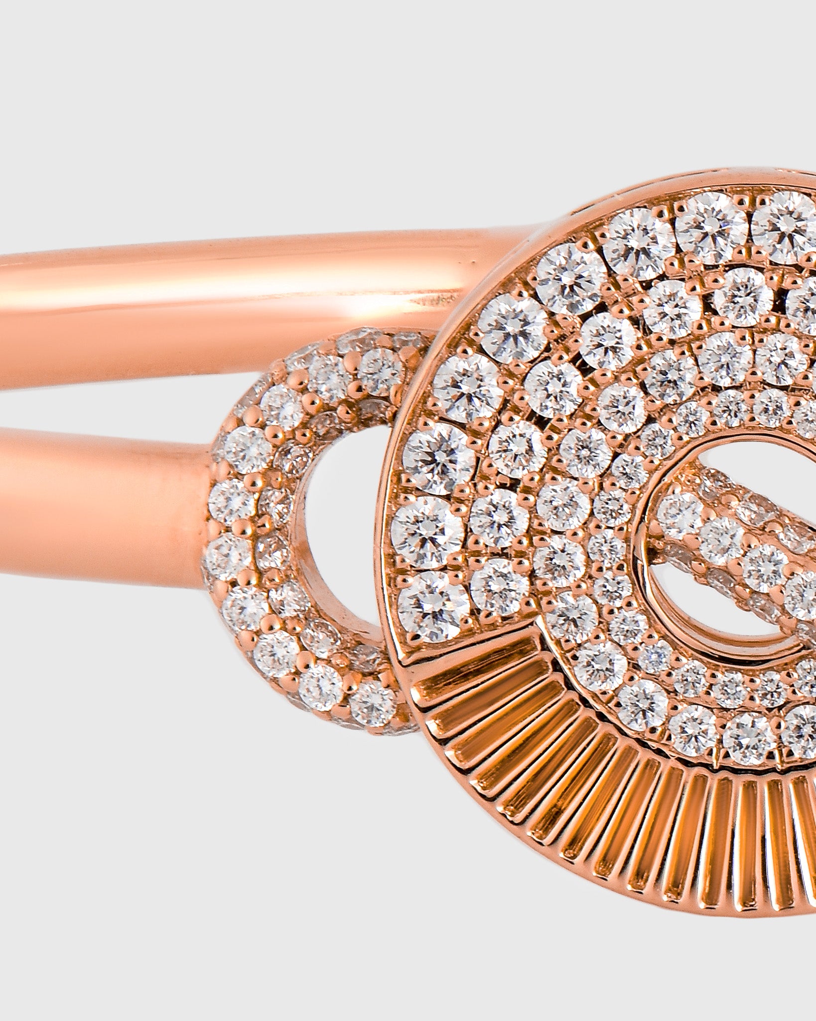 Diamond Rose Gold Bangle