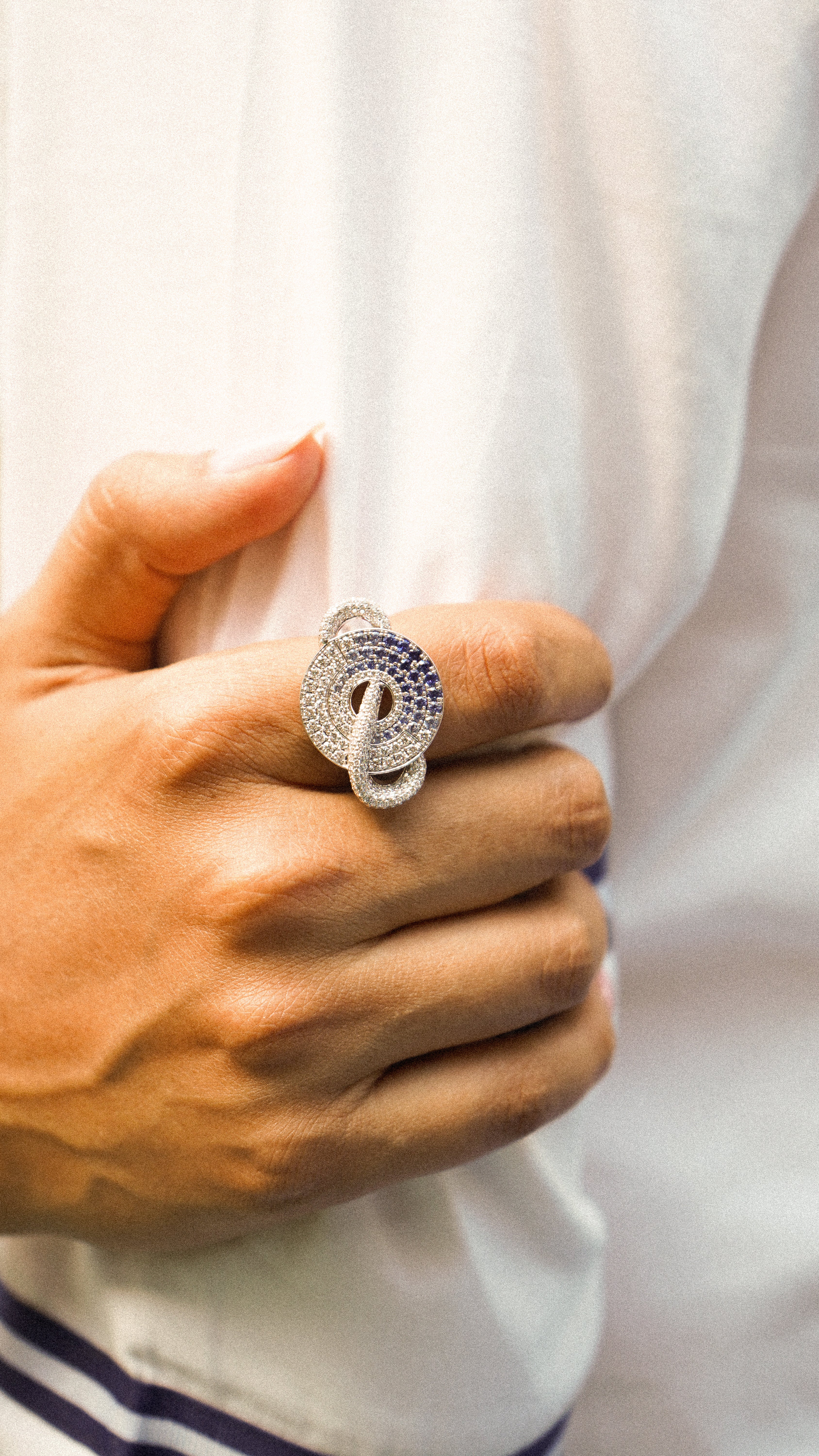 Sapphire Ombre Ring