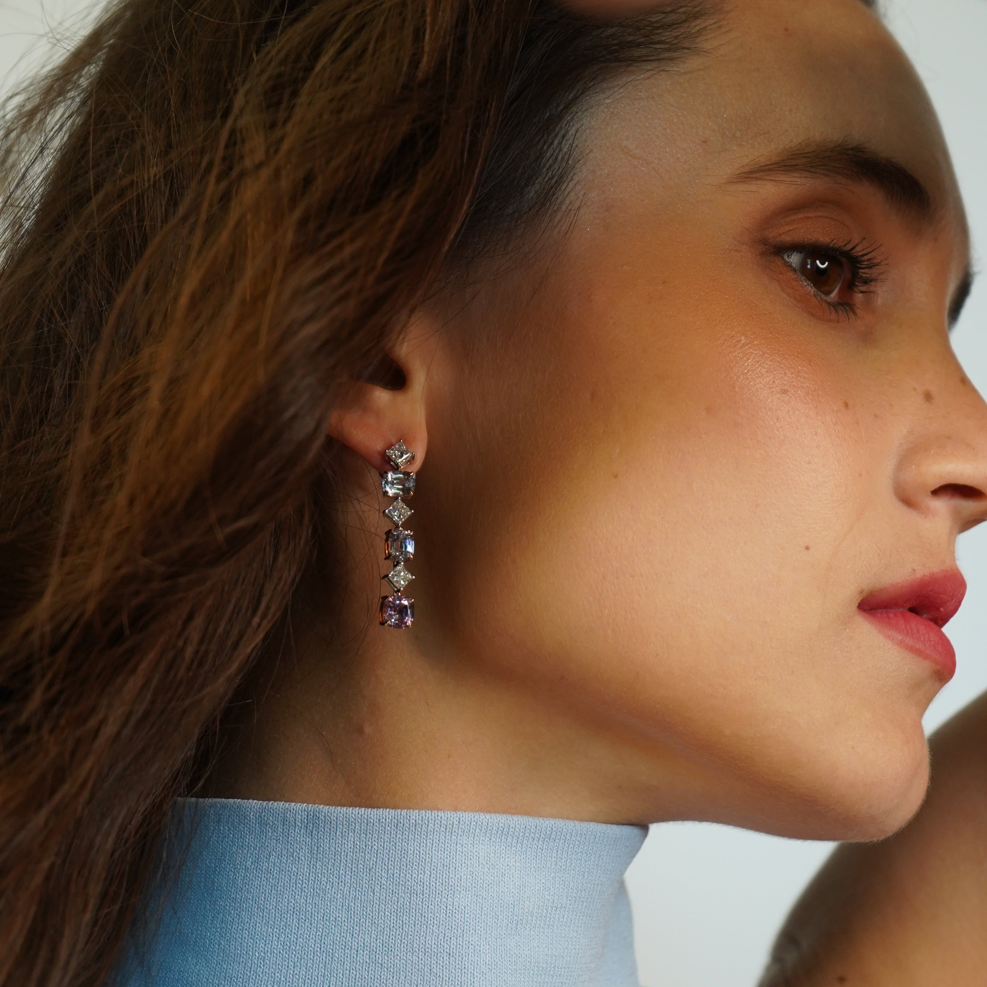 PASTEL SPINEL EARRINGS